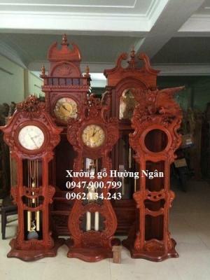 ++ 20 Mẫu Đồng hồ cây gỗ bán chạy nhất tại xưởng Hường Ngân